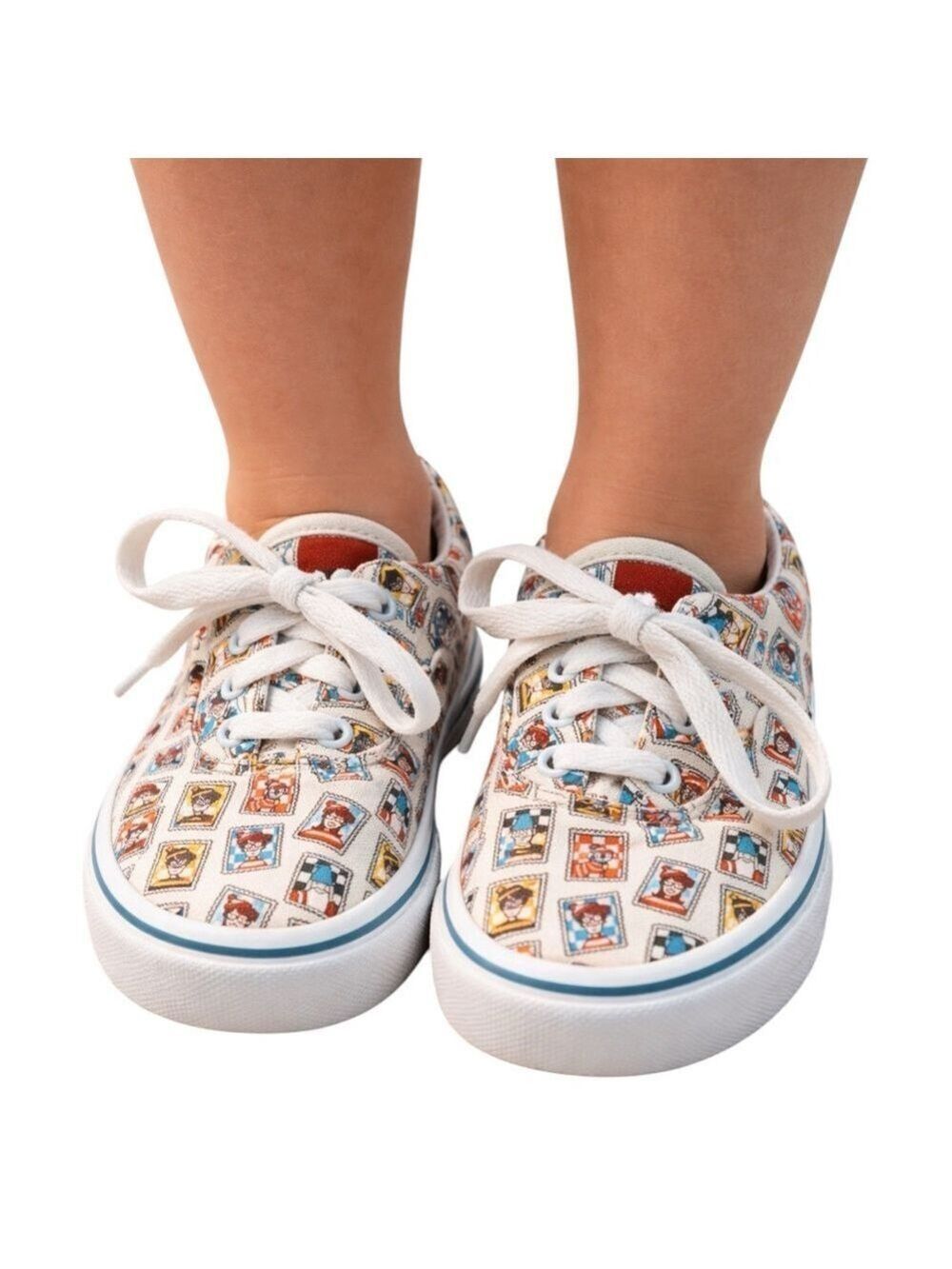 Where’s Waldo Vans Unisex Kid’s Size 1 Shoes
